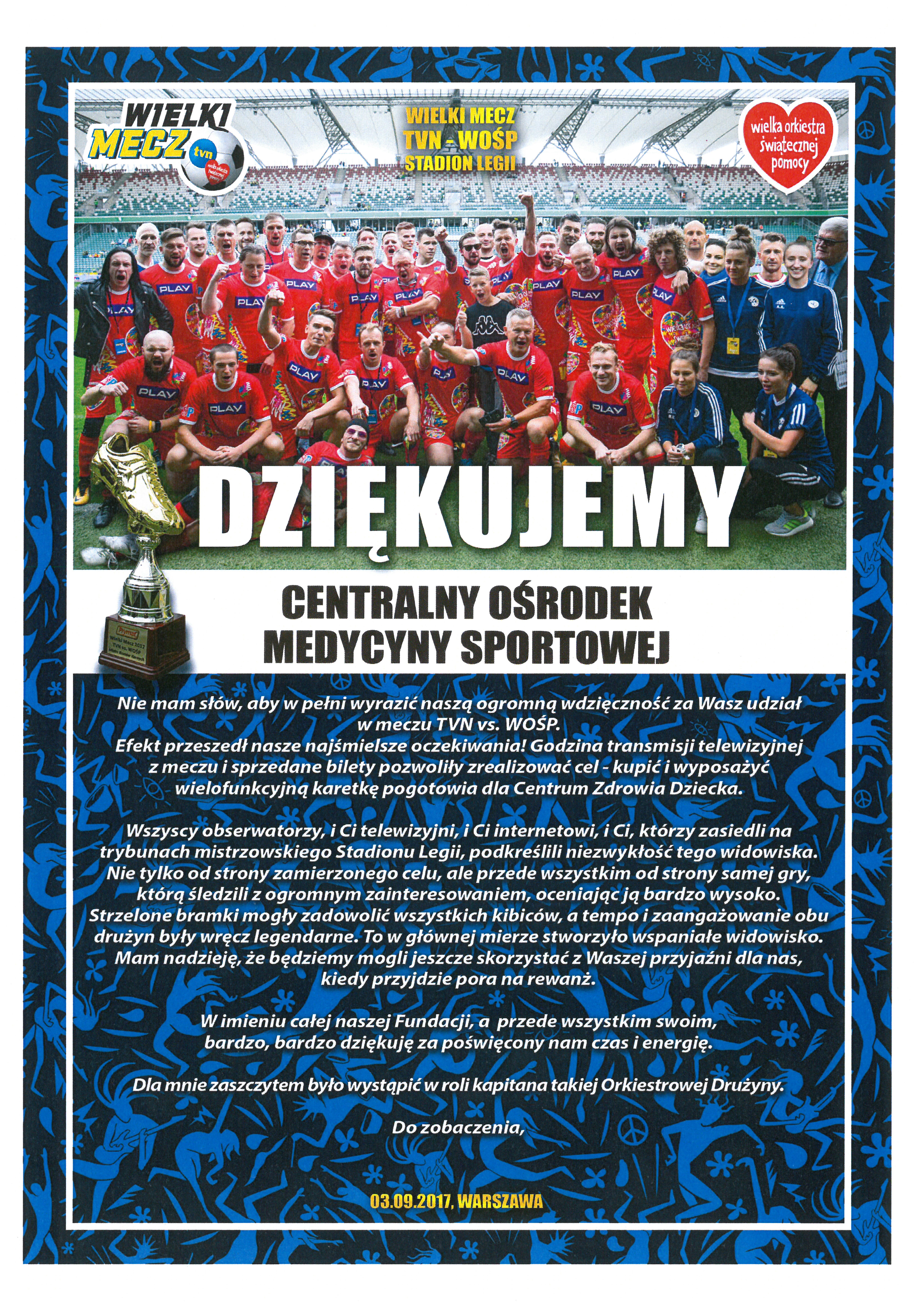 Dostaliśmy podziękowania :)