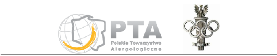 OLIMPIJSKI DZIEŃ ALERGII I ASTMY